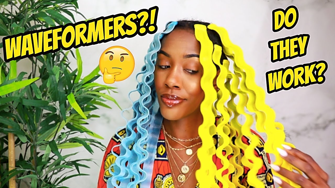 I TRIED WAVE FORMERS ON MY THICK NATURAL HAIR - DO THEY WORK?! Hmmm