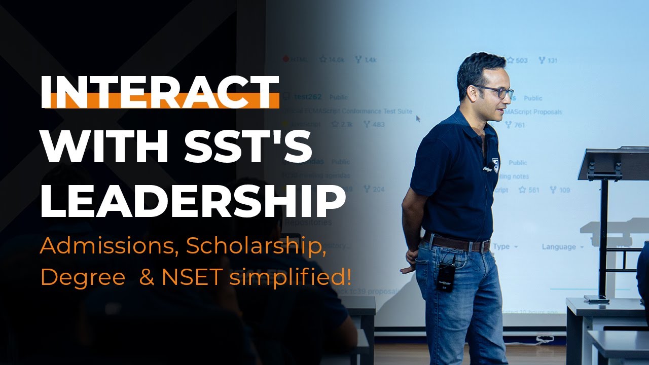 LIVE Q&A with SST Programme Director | Admissions, Scholarships & NSET Explained