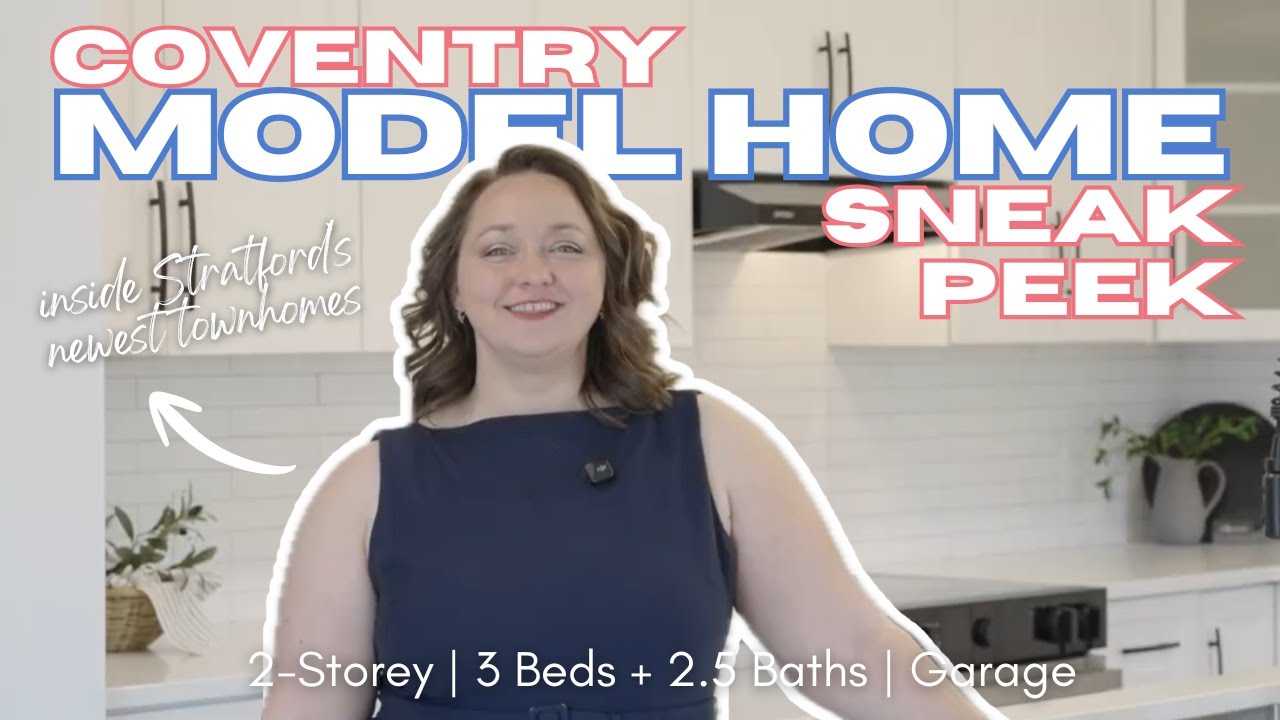 Coventry of Stratford Model Home Tour | New Construction Townhomes in Stratford, Ontario