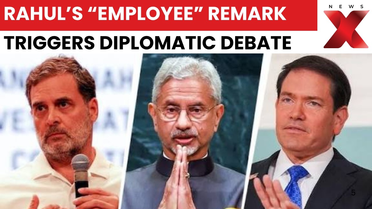 Marco Rubio India Visit: Rahul Gandhi Questions Jaishankar Meeting In Mumbai | NewsX