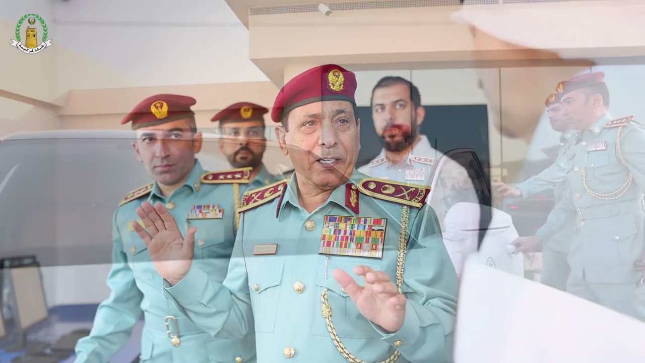 قائد عام شرطة رأس الخيمة يفتتح قرية الفحص الذكي