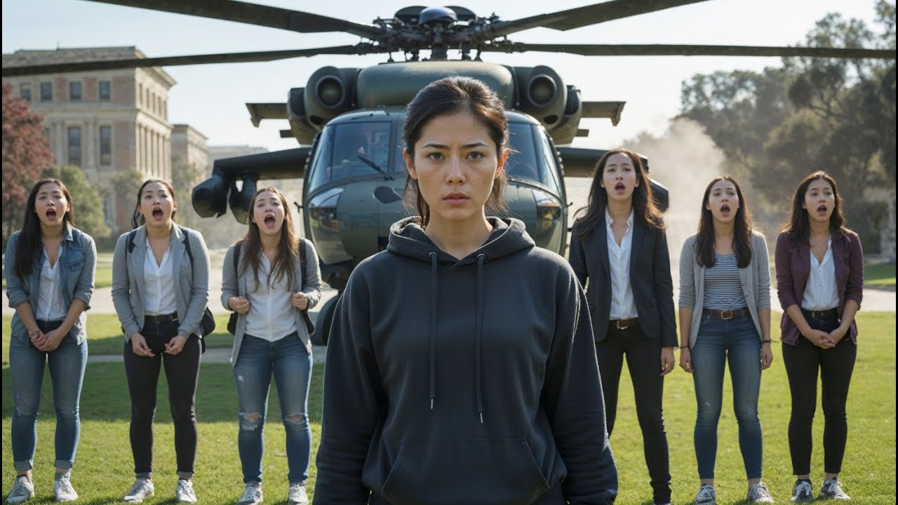 She Was Just a Student — Until Black Hawks Landed With Her Name on the Side