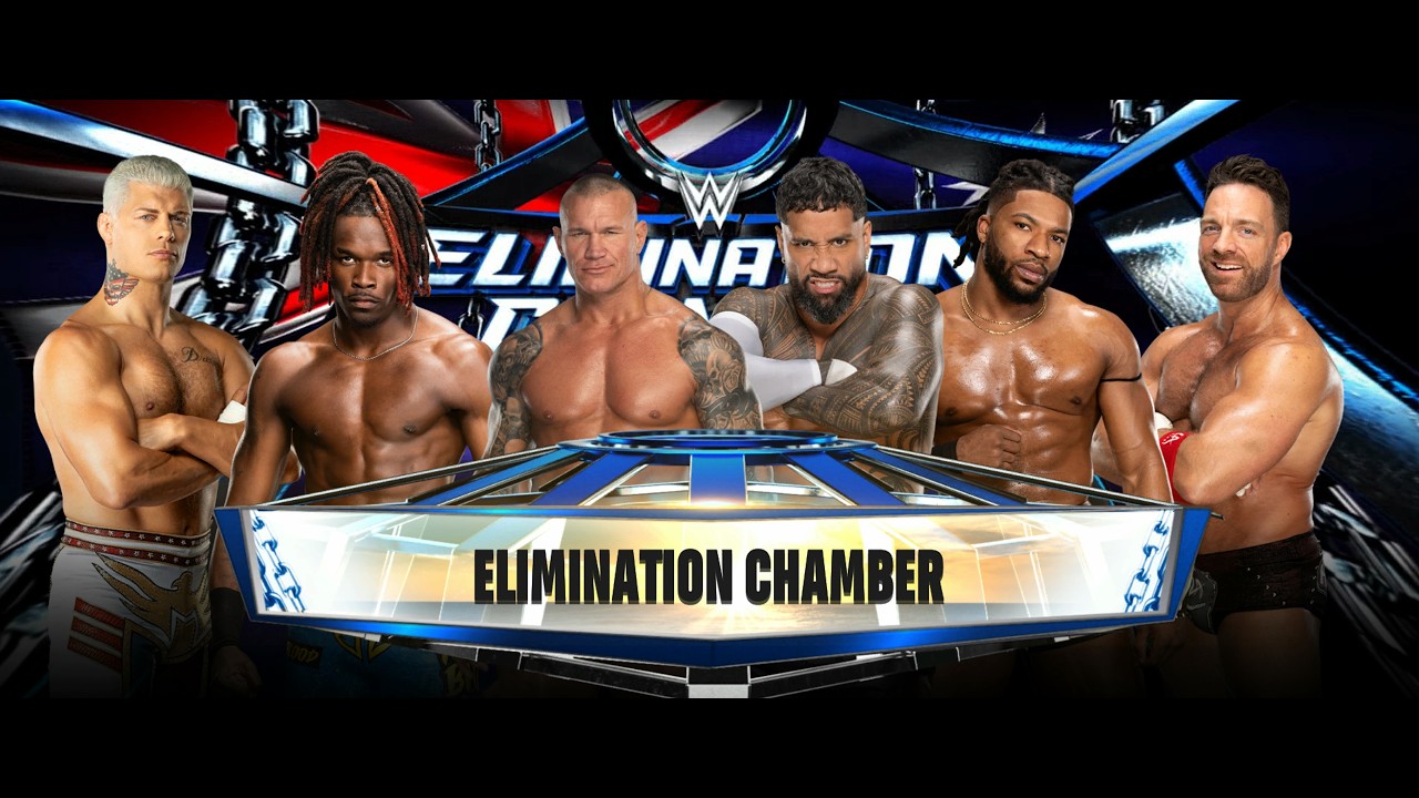 Orton vs Cody vs Jey vs vs Knight vs Je Von vs vs Trick   Elimination Chamber BizarroWorld