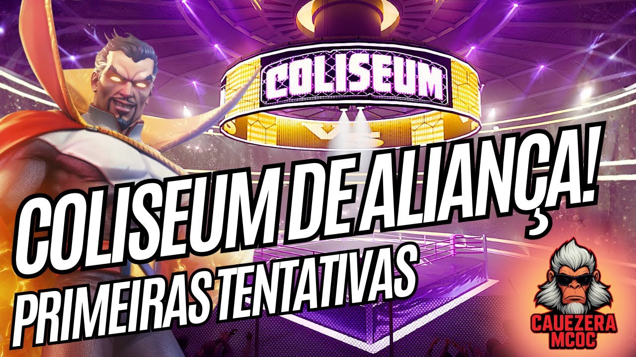 COLISEUM DE ALIANÇA!!! NOSSAS PRIMEIRAS TENTATIVAS 🥊🤩 | Marvel Contest of Champions