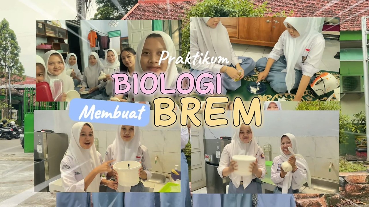 | Membuat Brem | Praktikum Biologi Pembuatan Produk Bioteknologi Konvensional | GROUP 4