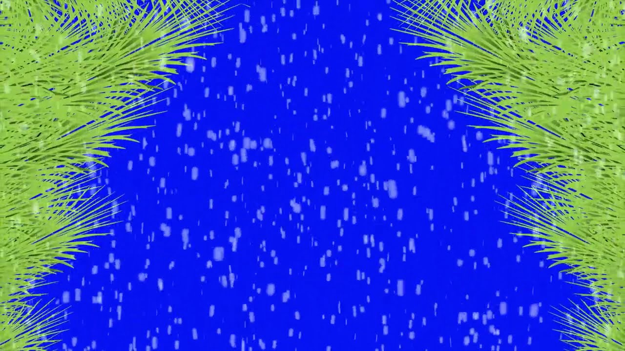Christmas Tree Branch with Snow Overlay - THE BEST CHROMA KEY DOWNLOAD 4K
