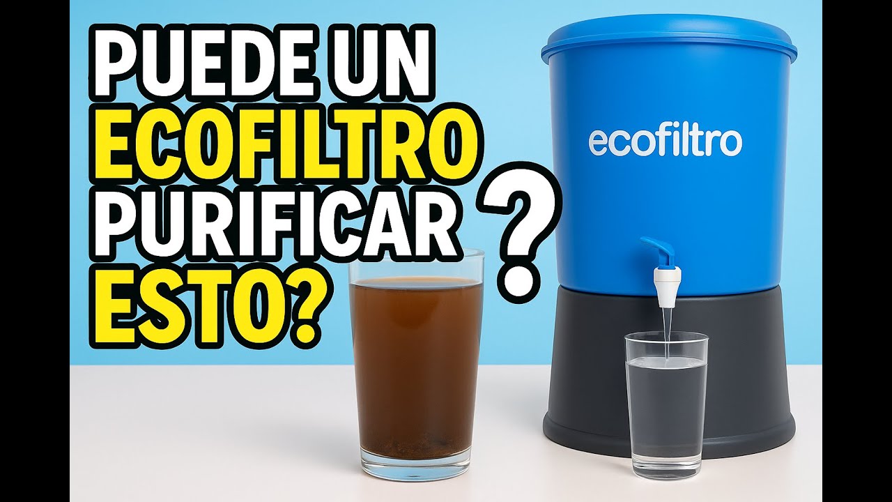 Puede un Ecofiltro Purificar Refrescos, Café y Tierra? | Prueba Real de TDS 💧