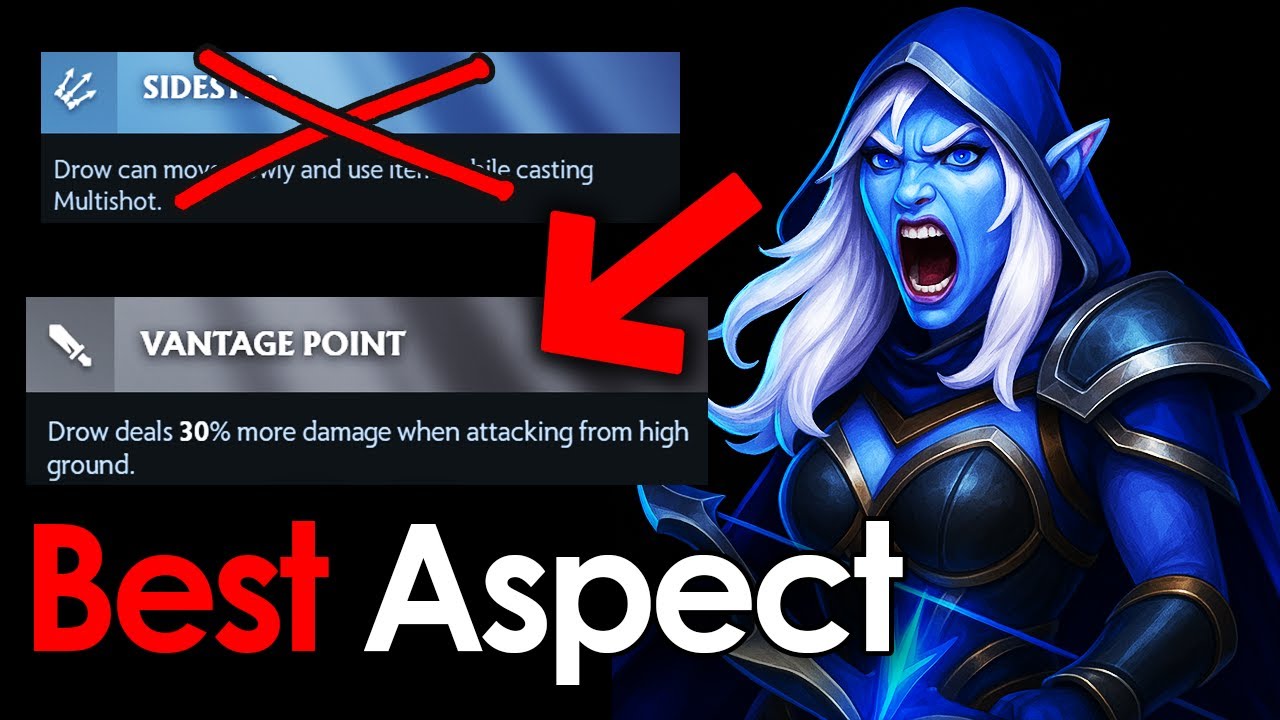 IMBA Drow Ranger (easy) &mdash; Best Aspect Vantage Point Plays (7.39e &middot; Immortal)