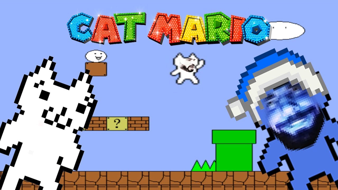 Cat Mario PT#02 - Progredi um pouco nessa desgraça