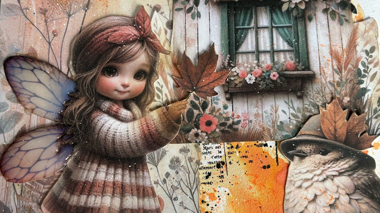 Art collage automnale de maremi’s small art