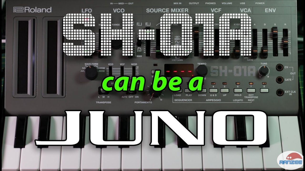 Roland SH-01A can be a Juno? Boss MD-500