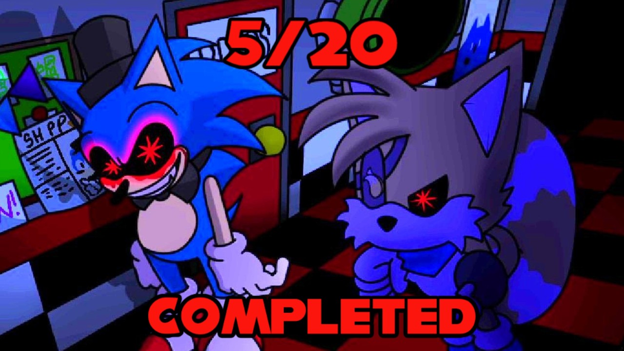 Five Nights at Sonic's Remastered: The Opening Week 5/20 Mode Completed
