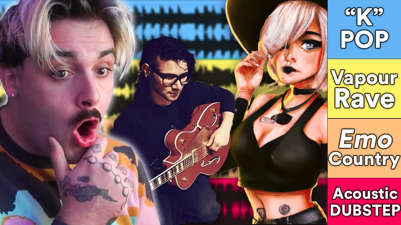 I Produced Fake Genres (Vapor Rave, K*tamine-Pop, Emo Country, Acoustic Dubstep)