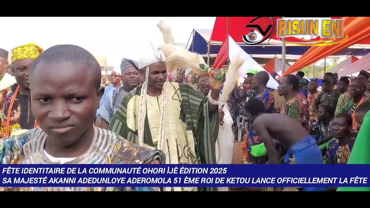 DEUXIÈME JOURNÉE DE LA FÊTE IDENTITAIRE DE LA COMMUNAUTÉ OHORI ÌJÈ ÉDITION 2025