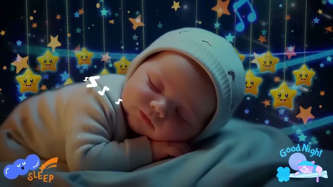 Mozart & Brahms Lullaby 🎵 Baby Sleep Music 🌙 Soothing Melodies to Overcome Insomnia and Relax