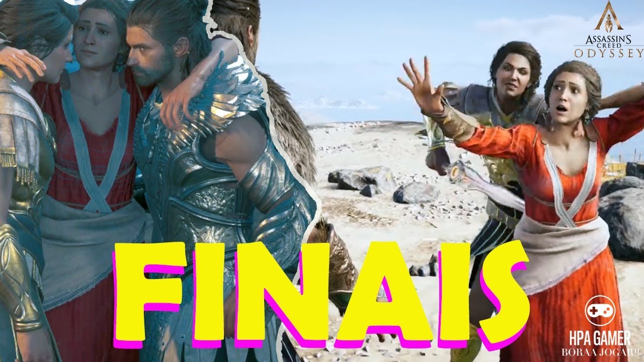 Assassin's Creed Odyssey -  DUAS FINAIS - PS4 PRO