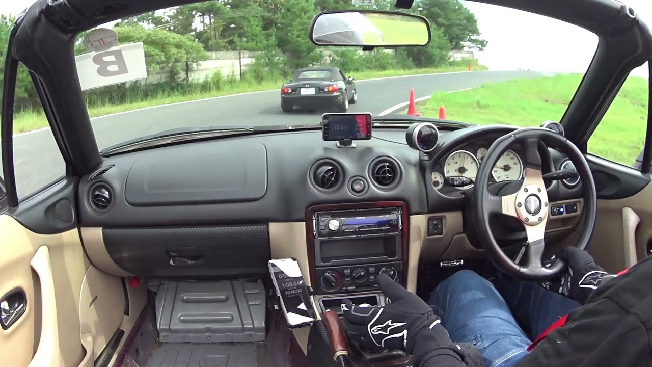 TSタカタサーキット ロードスターNB8C×4台 ミニレースバトル クラッシュ水浴び！ 2021/9/5