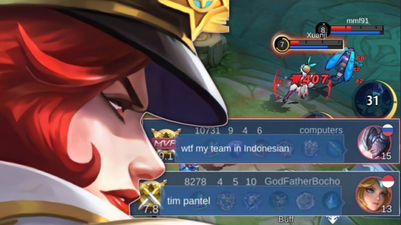 MUSUH NAIK DARAH KENA COMEBACK !!! JANGAN COBA² BIKIN JADI MIYA !!! BUILD MIYA TERSAKIT 2023 - MLBB