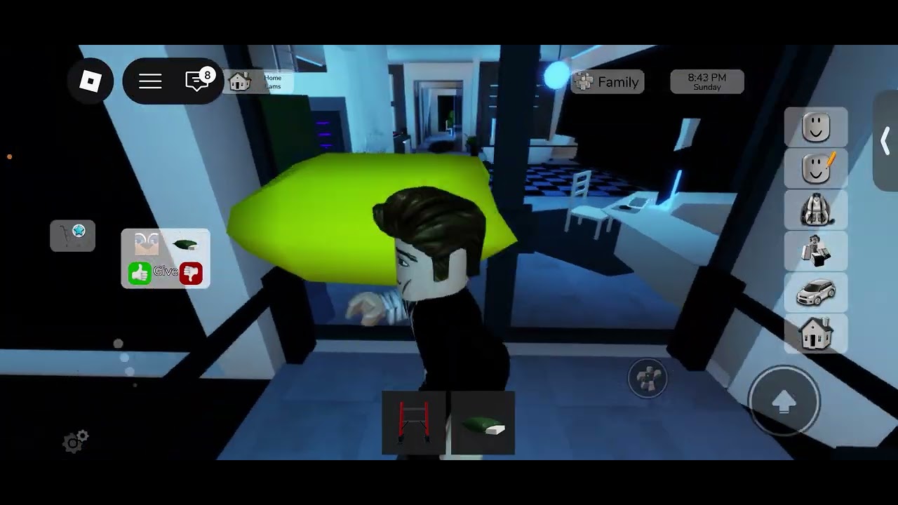 Jazaih my 4 feet friend getting a date on Roblox lol may field watch this👌