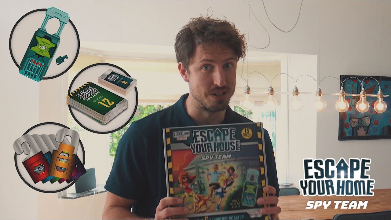 Escape Your Home - Spy Team | Anleitung | Der Familien Escape Room für dein Zuhause!