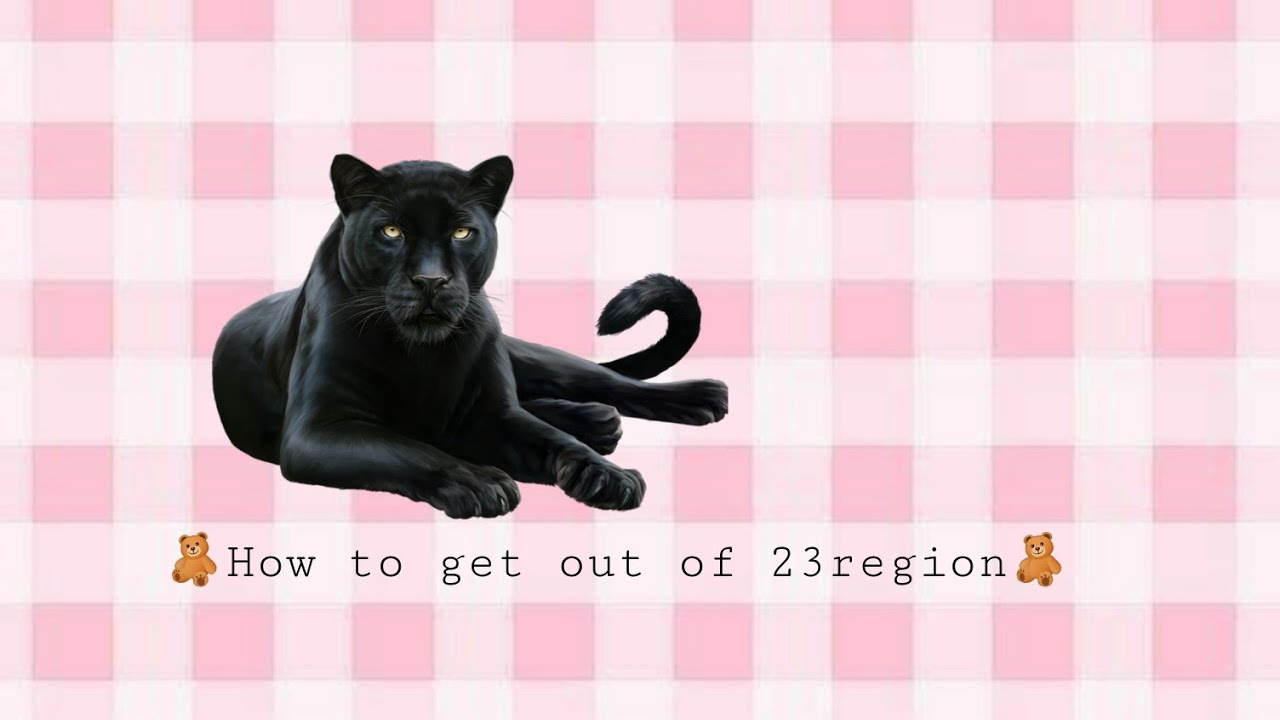 🌹✨How to get out of 23reg✨🌹|Wild Animals Online🌻