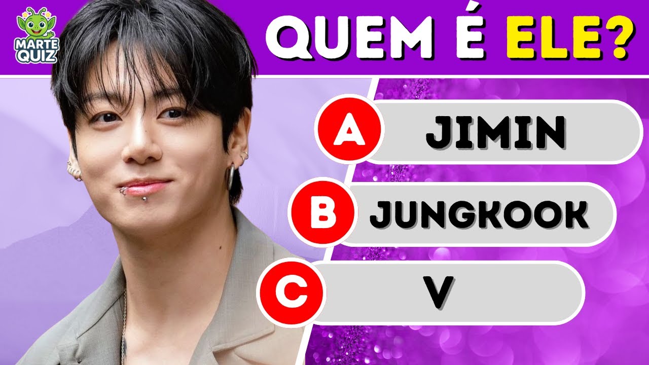 SUPER QUIZ DO BTS 💜🎤 | Só ARMY verdadeiro acerta tudo! 🔥 | Marte Quiz