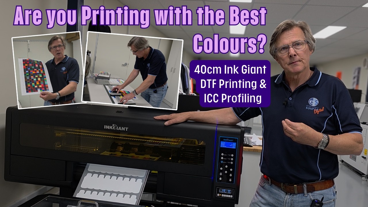Are you Printing with the Best Colours? 40cm Ink Giant DTF Printing & ICC Profiling