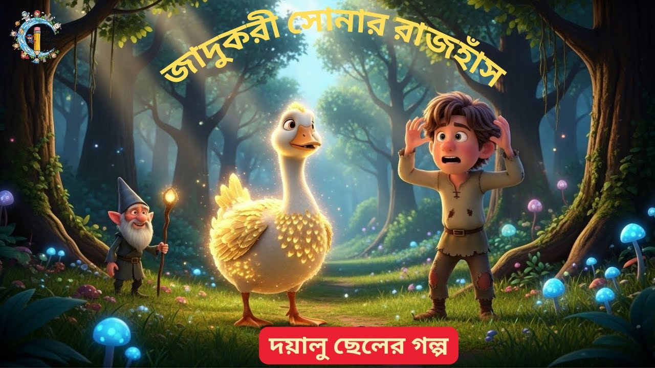 জাদুকরী সোনার রাজহাঁস ও দয়ালু ছেলের গল্প | Bangla Fairy Tales | The Golden Goose | SP Dream World