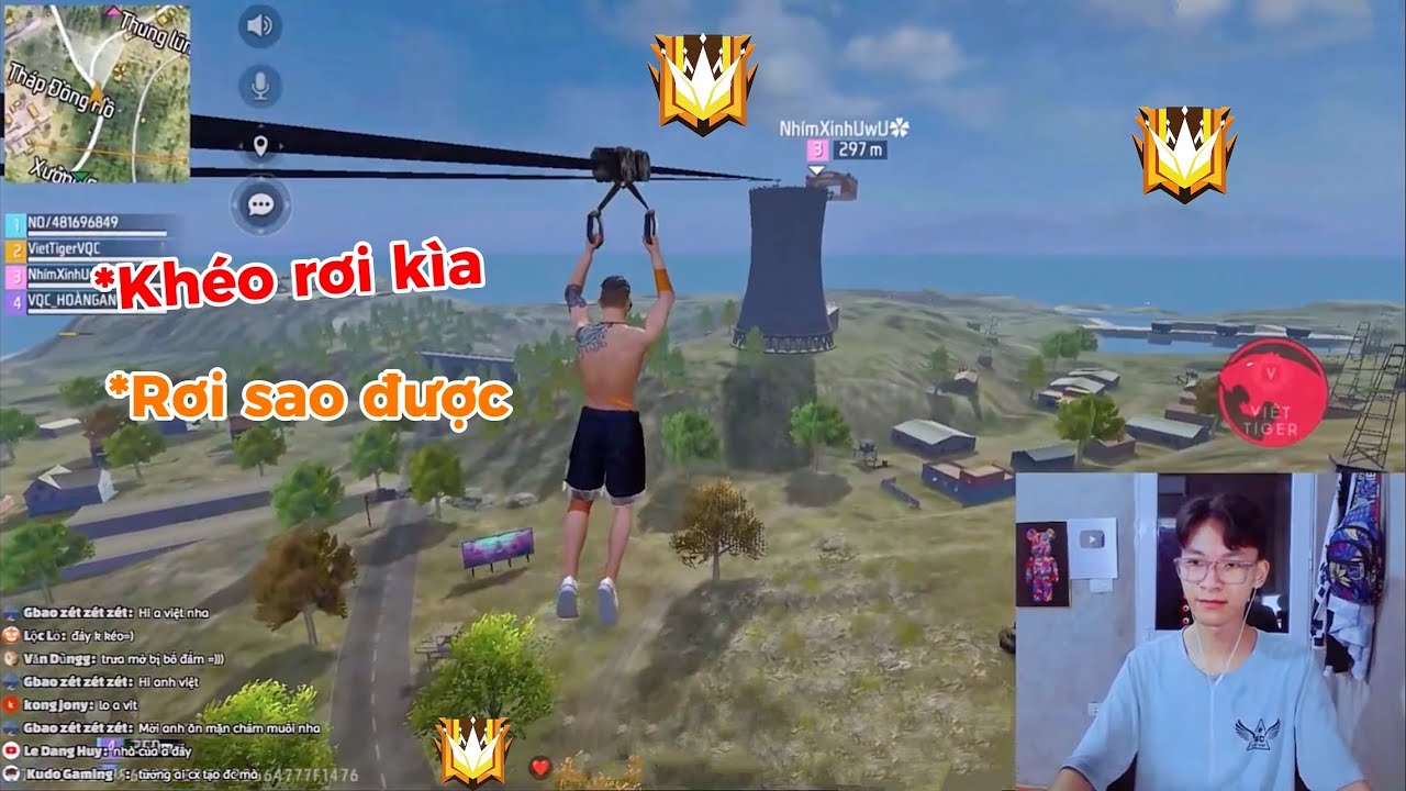 Parkour Map Đảo Quân Sự Cùng Huynh Đệ Việt Tiger Về Đích Ở Phút Chót | Free Fire