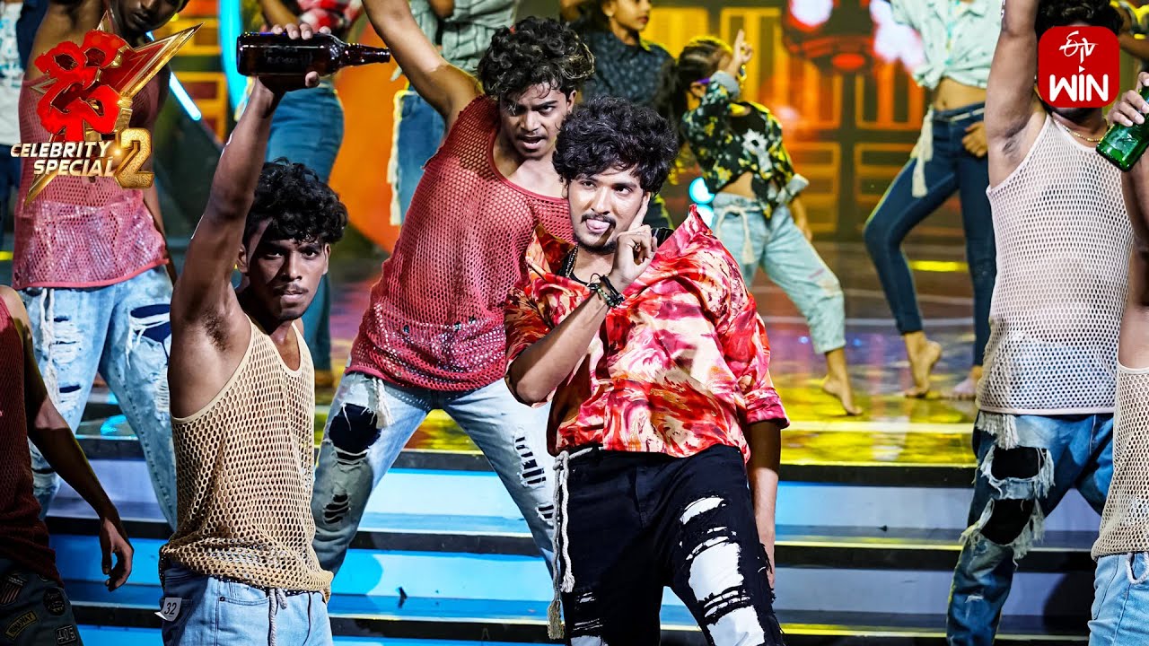 SteppaMaar Song-Charan Sai Performance | Dhee Celebrity Special-2 | 14th August 2024 | ETV Telugu