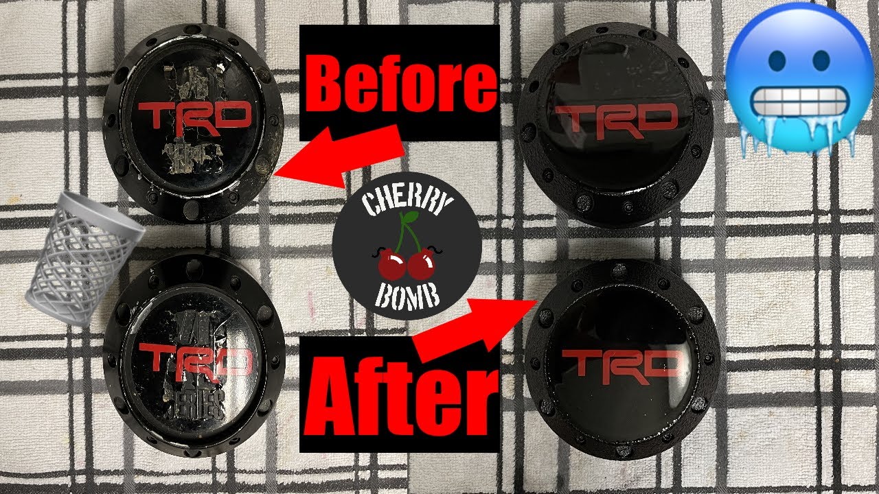 VLOG | Wheel Center Cap Restoration | Toyota Tacoma