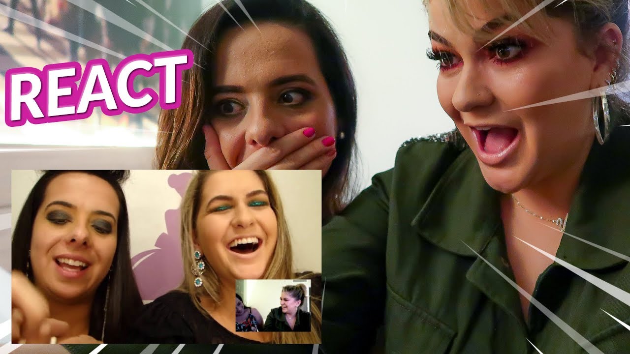 REAGINDO AO VÍDEO ANTIGO COM DAI FRAGA (DUAS AMIGAS SE ARRUMANDO PARA BALADA) POR ALICE SALAZAR