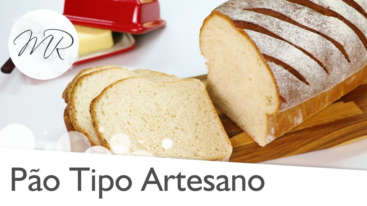 Pão Tipo Artesano na Máquina de Pão - Tradicional ou Integral