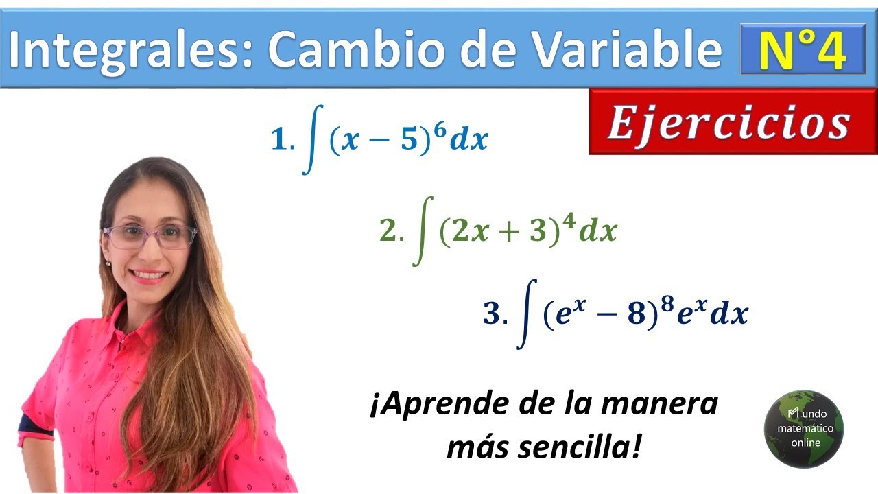 Integrales por Cambio de Variable | Sustitución