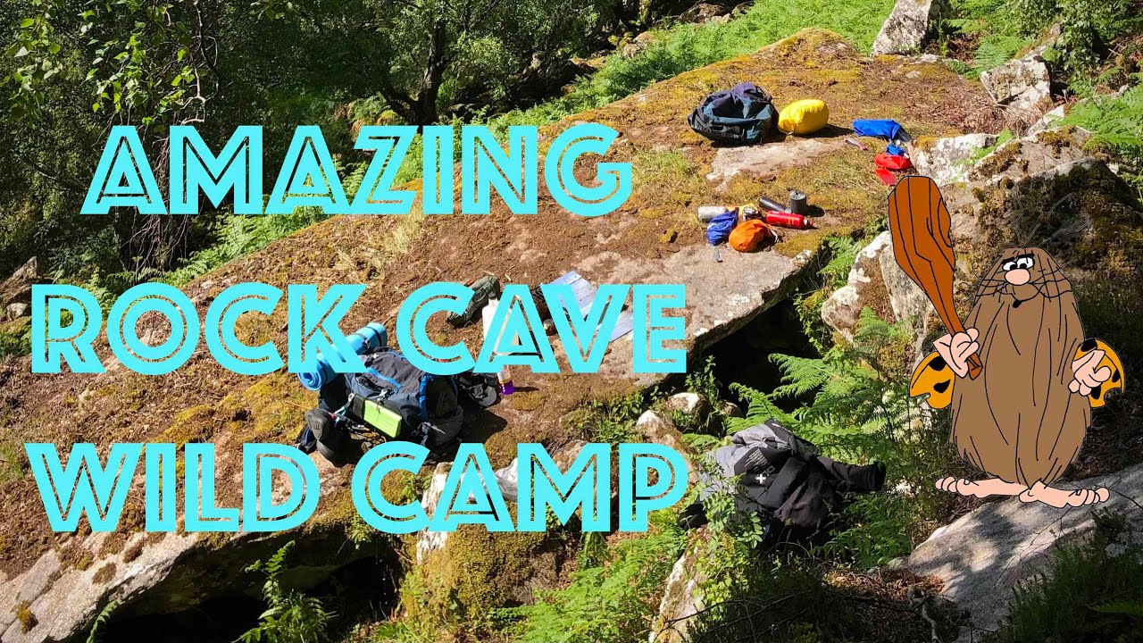 Amazing Rock Cave - Scottish Highlands Wild Camping
