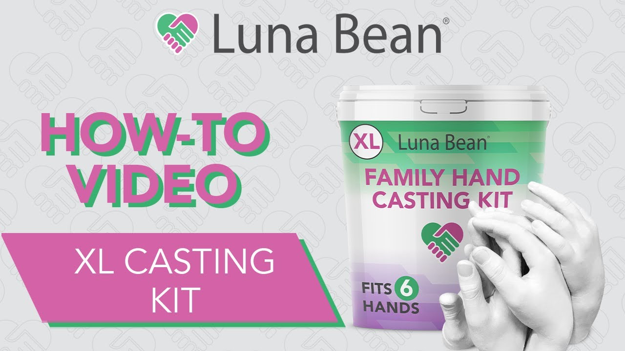 Luna Bean Keepsake Hands - XL - Family or Group Casting How To
