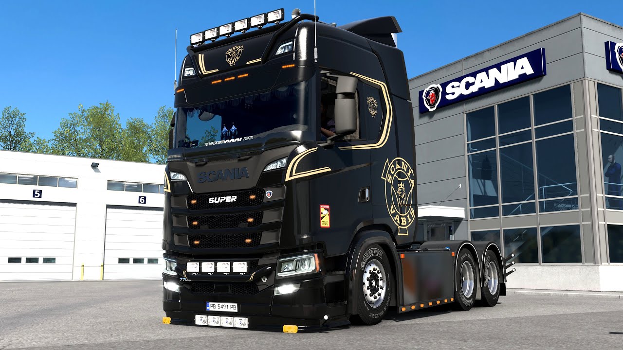 Scania NextGen P G R S 770S V8 (Full Tuning+Sound V1.52) Euro Truck Simulator 2 V1.52