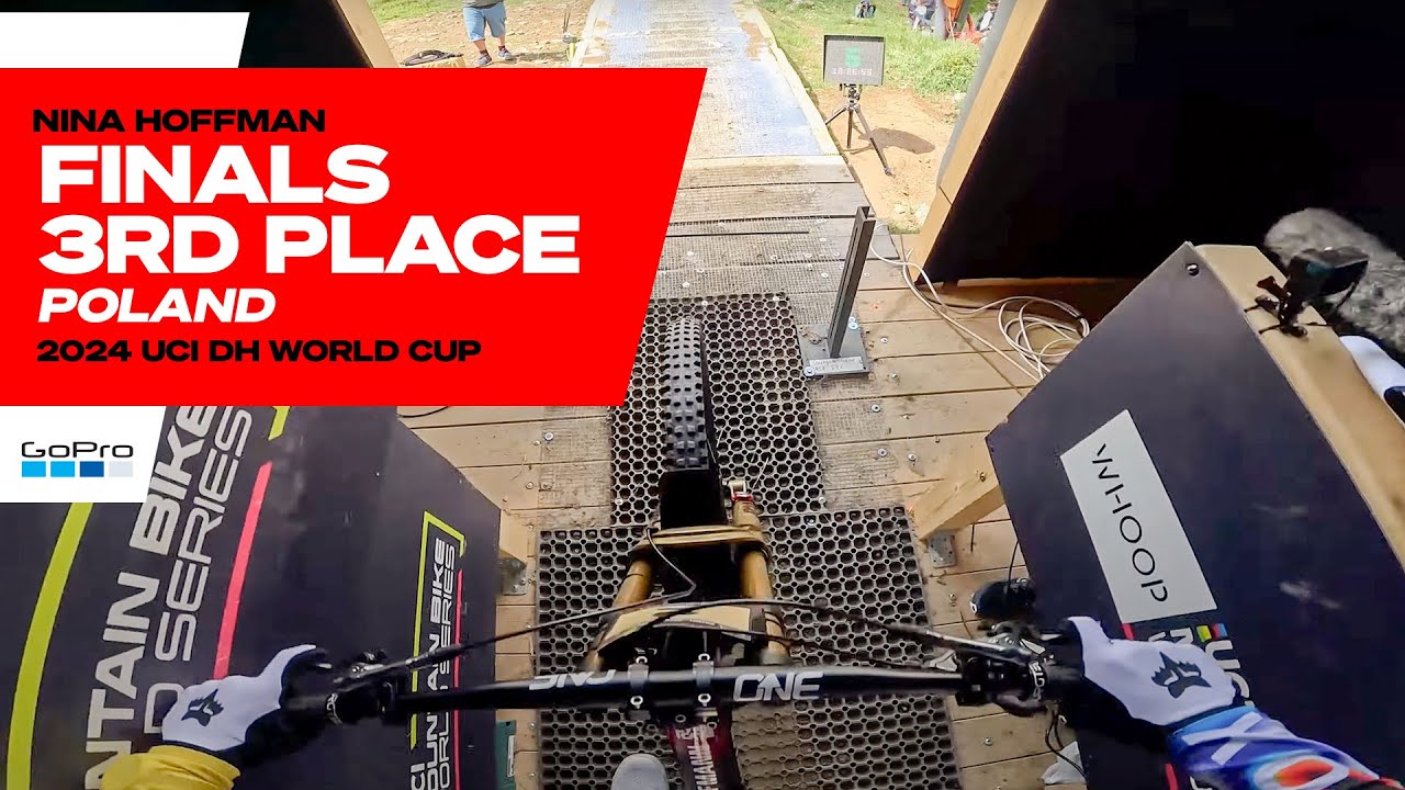 GoPro: Nina Hoffman's 3rd Place Finals Finish - Poland - '24 UCI Downhill MTB World Cup