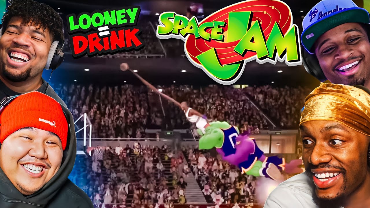 We Turned Space Jam Into A DRINKING GAME! Ft. Dom2K & CjDaChamp