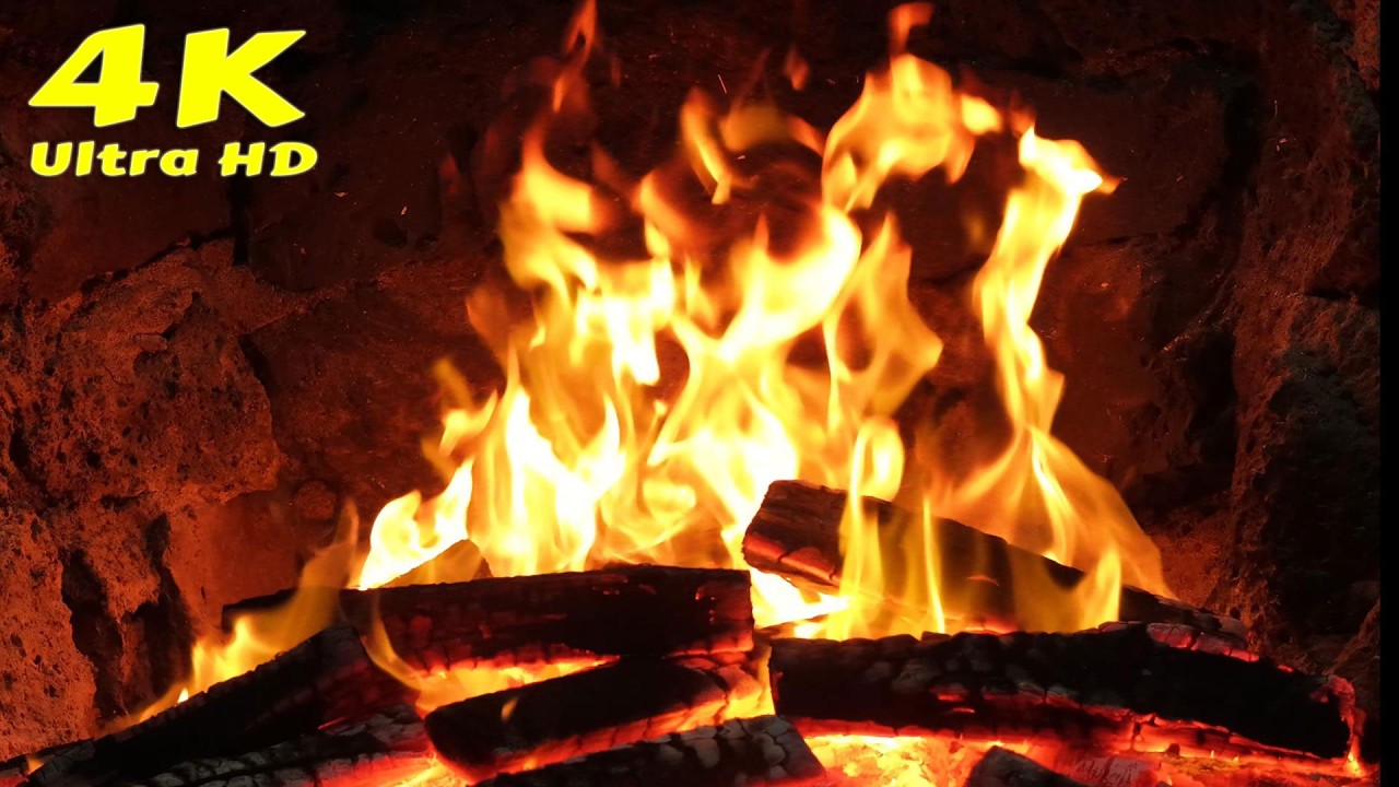 🔥 Cabin Vibes Crackling Fireplace, Fireplace Sounds Meditation 4K. Relaxation Video With Fireplace