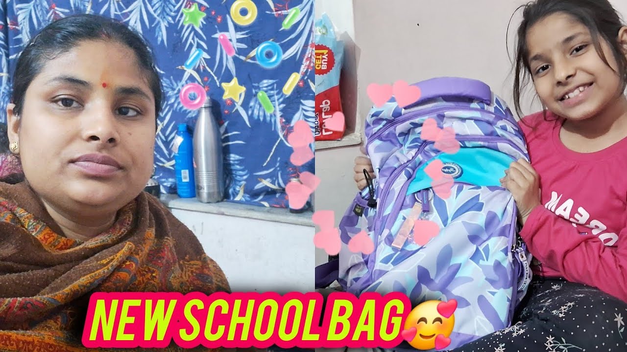 Nitya Ko Mila new school bag | New Vlog |mamtasoganrajwati..