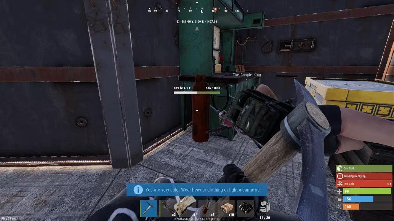 Rust found a decayed base 30 mins before wipe