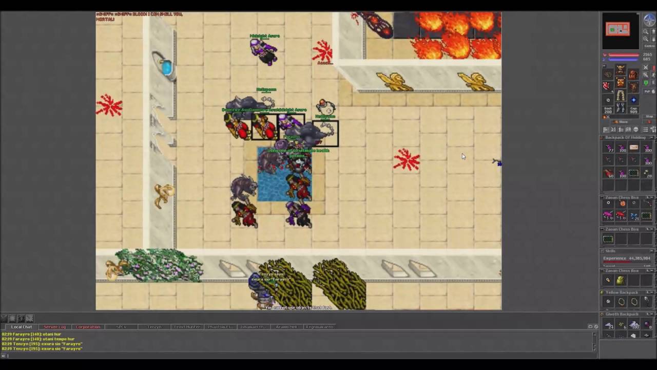 Tibia [EK+ED+MS] Asuras Palace Team Hunt
