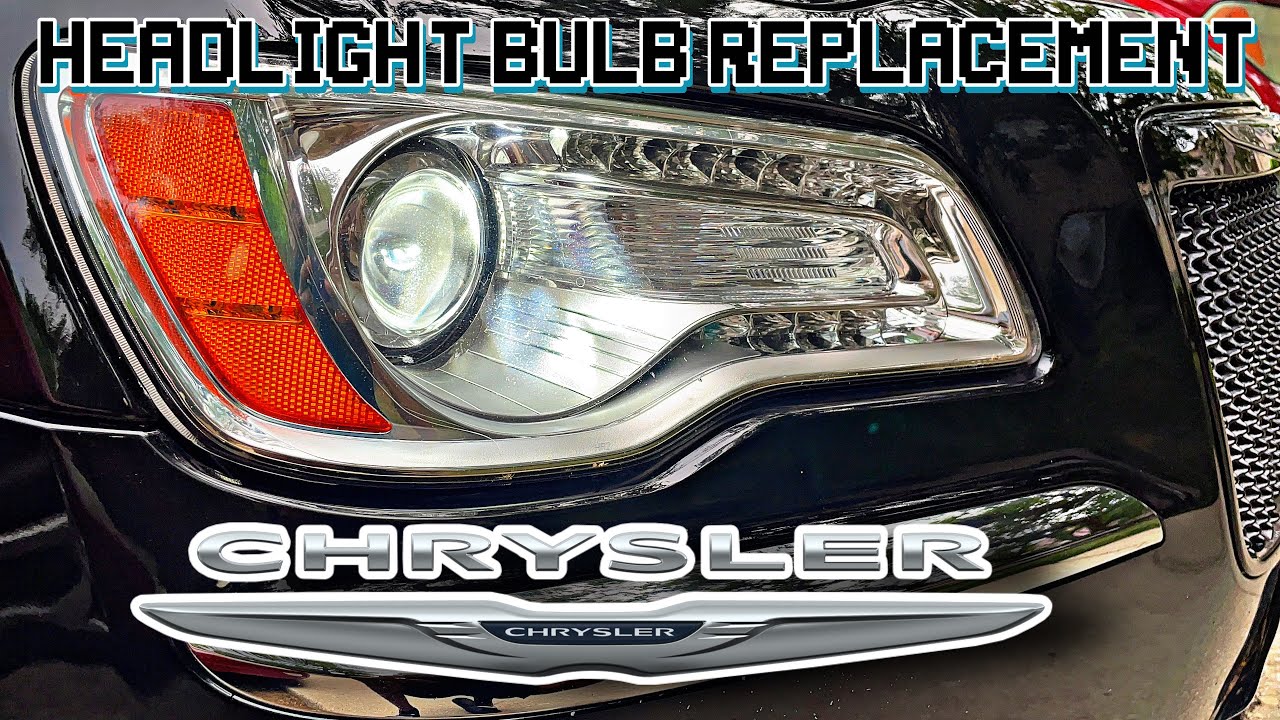 Chrysler 300 2011-2025 Headlight Bulb Replacement LED HID How To