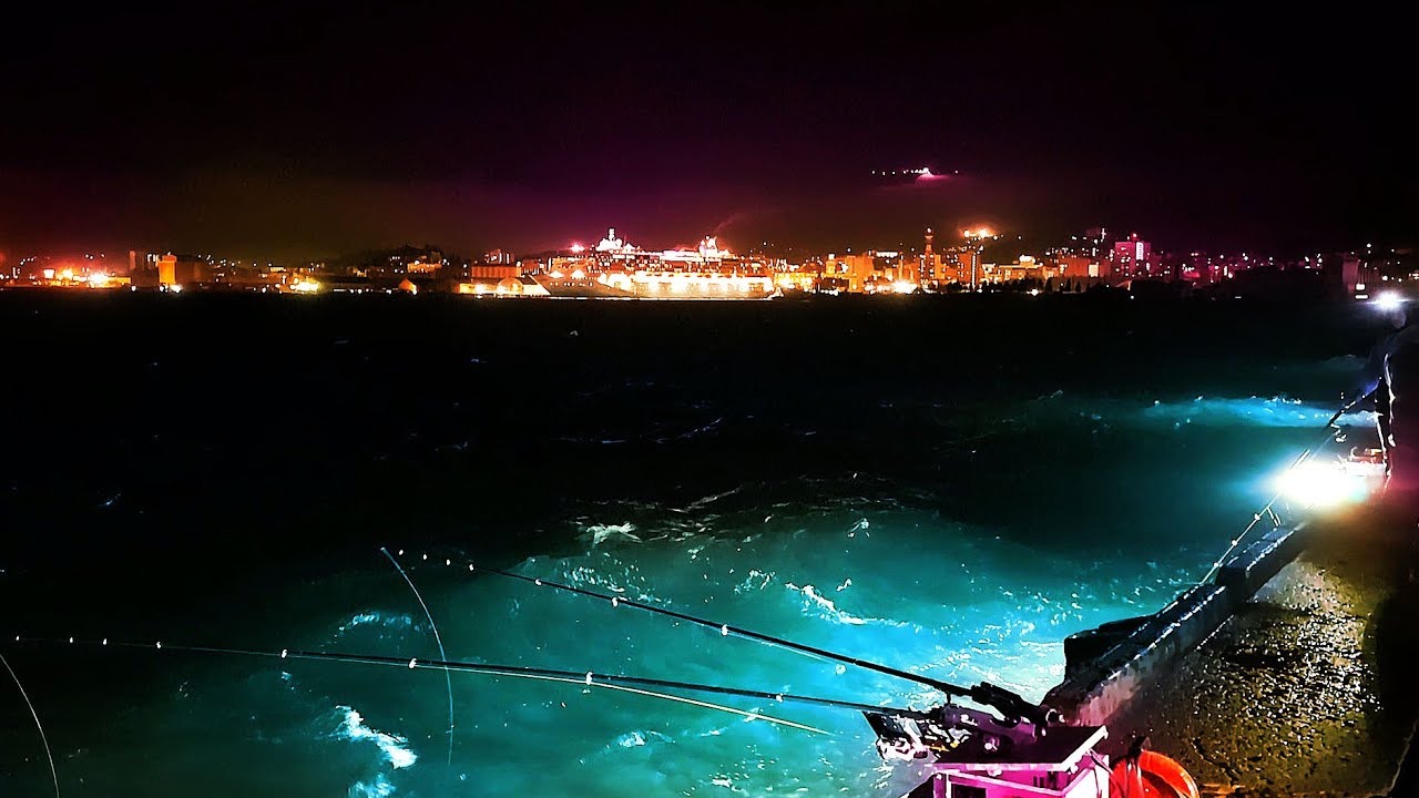 【北海道石狩湾・小樽釣り】嵐の夜にマメイカ入喰い!!　2025.10.26　北国の生活（小樽港厩町岸壁、自動シャクリ機、投光器、小樽防波堤が重要文化財指定の話）