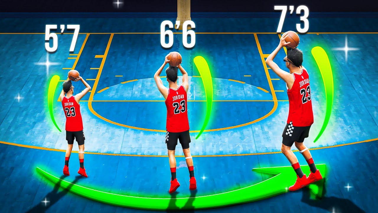 I Used the BEST BUILD at EVERY HEIGHT in NBA 2K23..