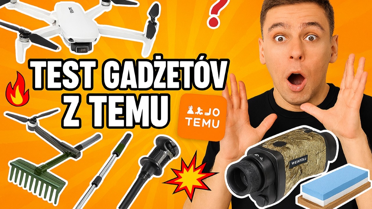 Zakupy na TEMU: dron, noktowizor, osełki i inne gadżety | Dla wodz&oacute;w kupon na 400 zł (dxz2962)