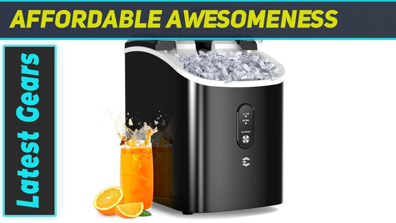 Nugget Ice Maker Countertop by EASYERA: The Best Chewable Ice Experience for Your Home