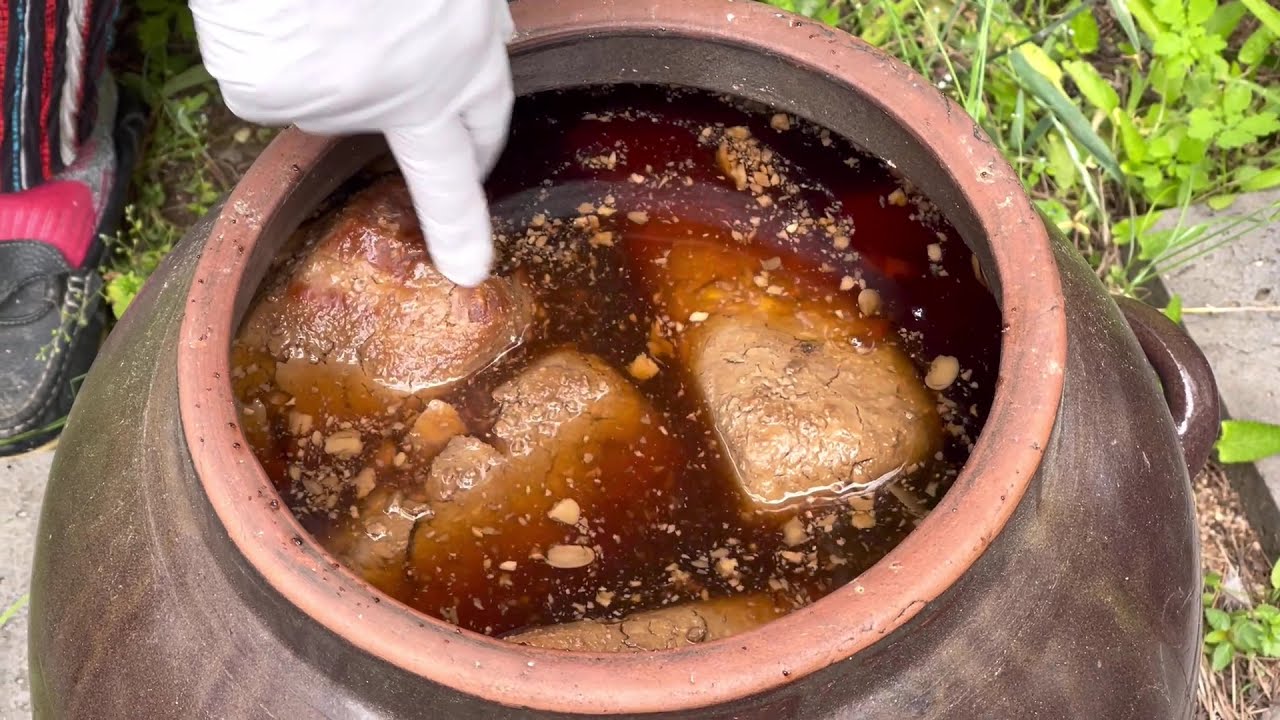 실패없이 장 가르는 법. 50년 노하우 통령할미달장만의 비법. 된장 마르지 않게 보관하는 법.