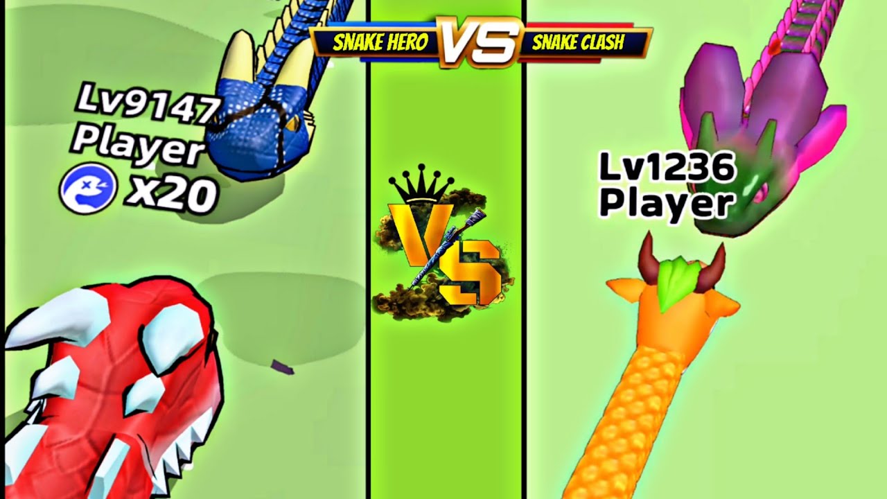 Snake Clash vs Snake Hero 🐍⚔️ | Ultimate Survival Battle!